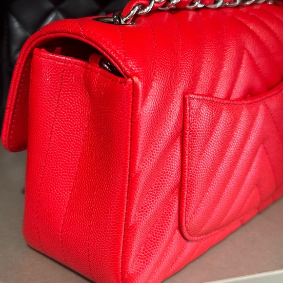 ❌SOLD❌CHANEL 17S Mini Rectangular Caviar Flap Bag - Picture 3 of 12